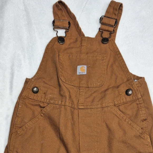 Carhartt Kids Brown Overalls - Picture 4 of 13